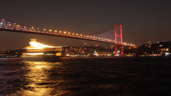 Bosphorus Bridge Day To Night 4