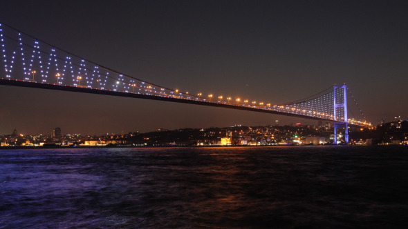 Bosphorus Bridge Day To Night 6