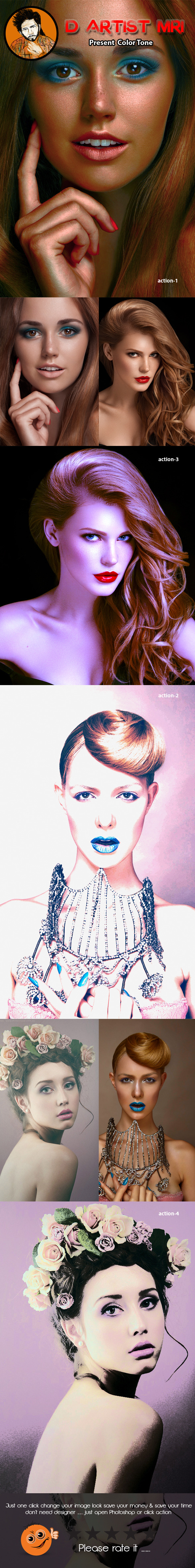 Color Tone - Actions Photoshop