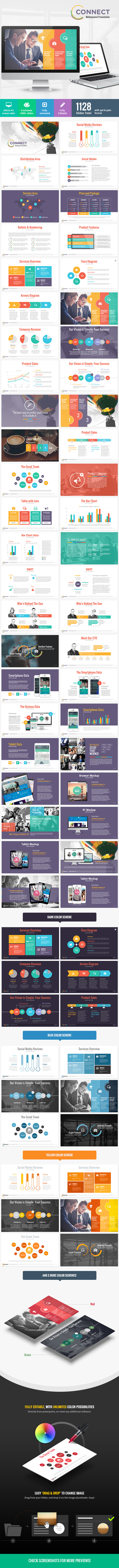 Connect - Modern Powerpoint Template - PowerPoint Templates Presentation Templates