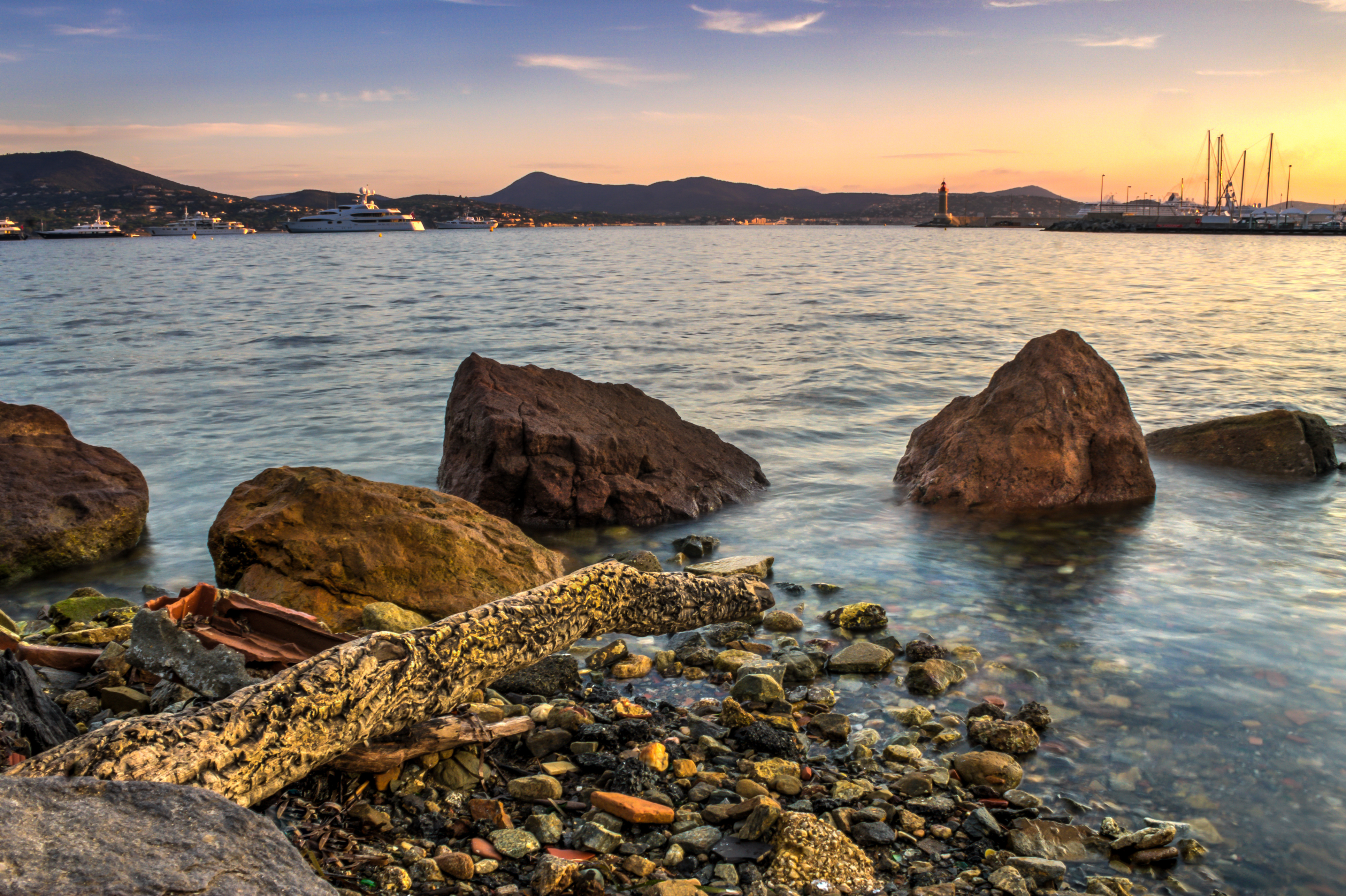 Sunset in San Tropez