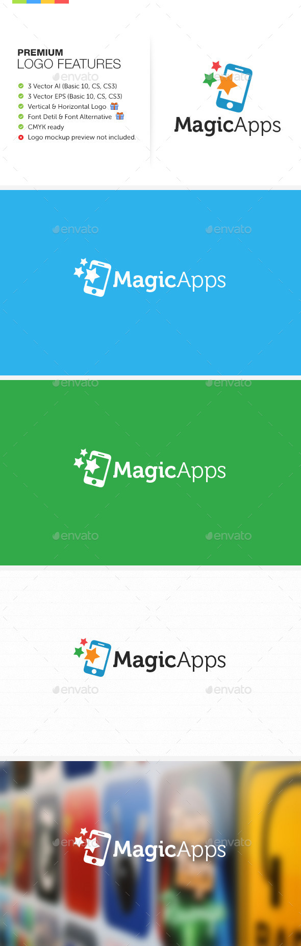 Magic Apps Logo - Symbols Logo Templates