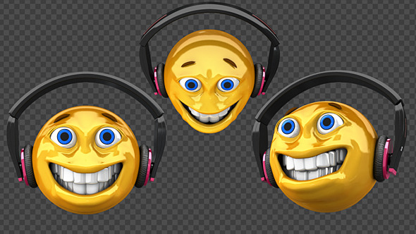 Smiley With Big Toothy Smile (3-Pack)