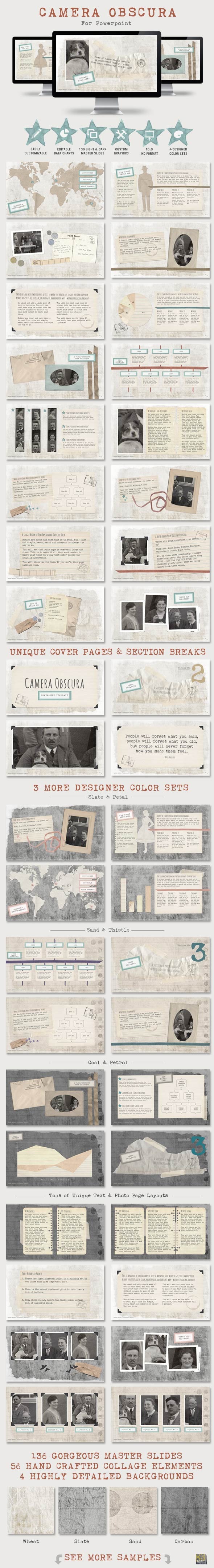 Camera Obscura Powerpoint Presentation Template - Creative PowerPoint Templates