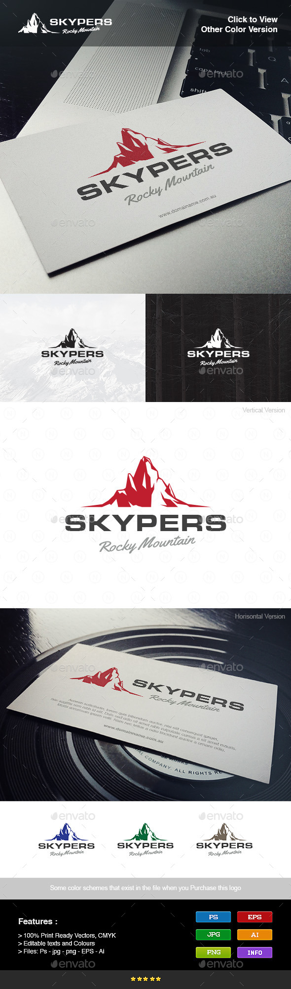 Rocky Mountain - Objects Logo Templates