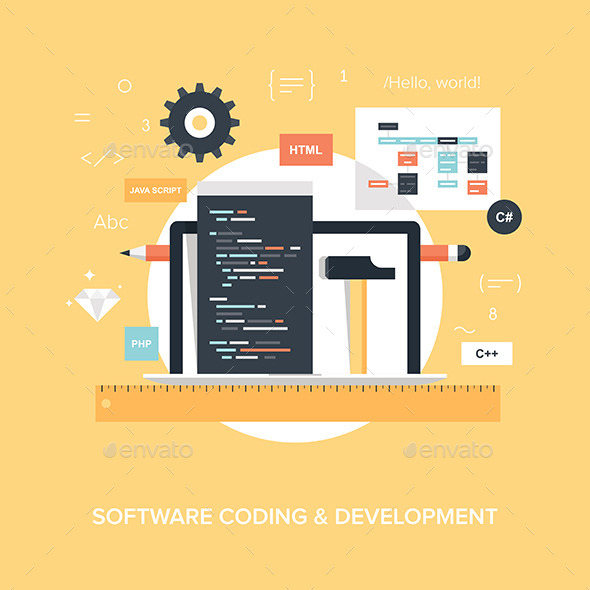 Program Coding. - Technology Conceptual
