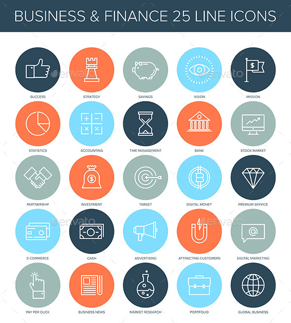 Business Icons. - Business Icons