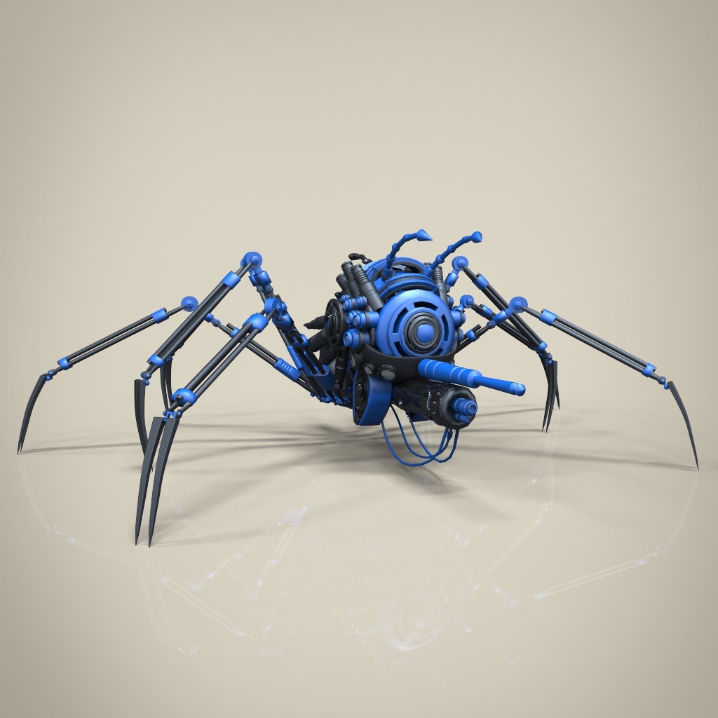 Robo spider by bonesinteractive | 3DOcean