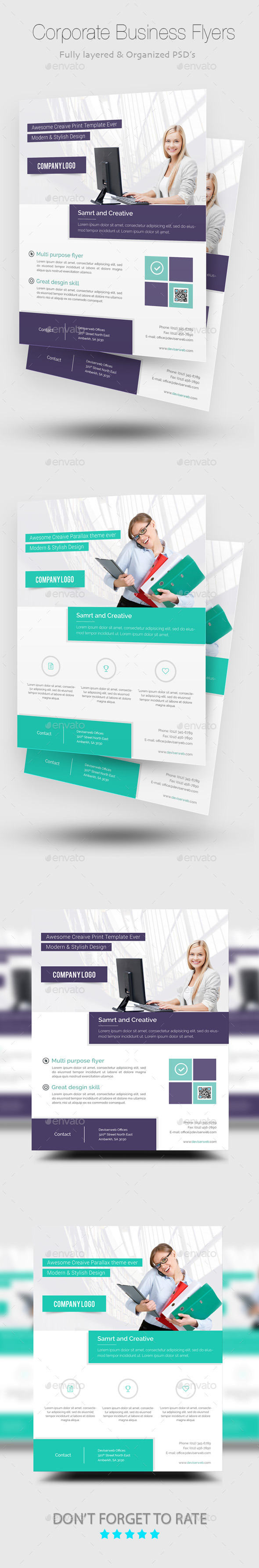 Corporate Business Flyer Templates - Corporate Flyers