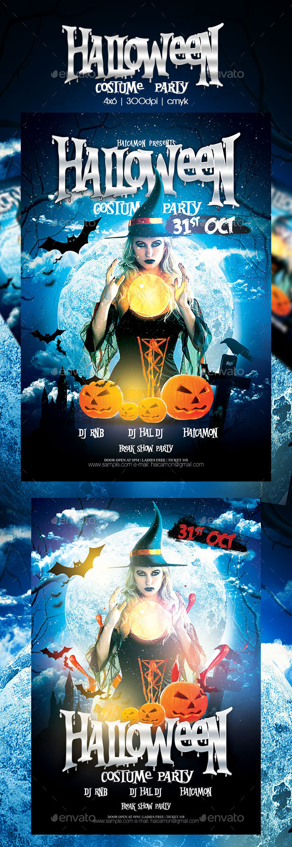 Halloween Party Flyer - Flyers Print Templates