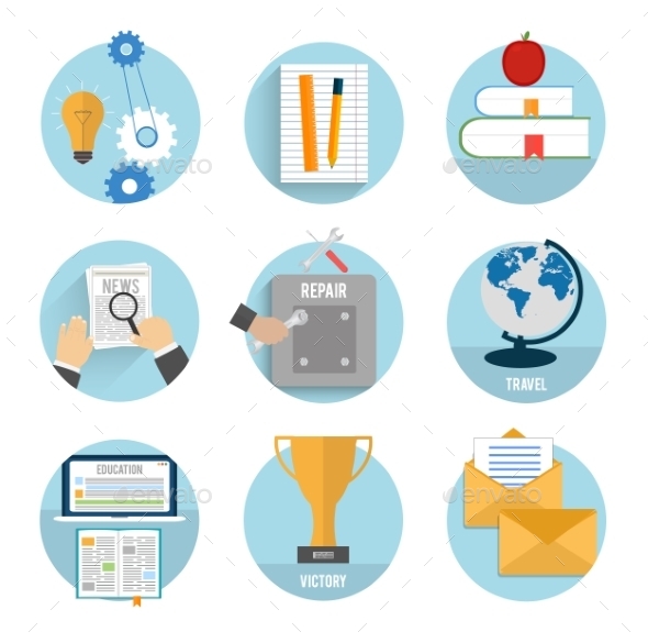 Business, Office and Marketing Icons - Concepts Business