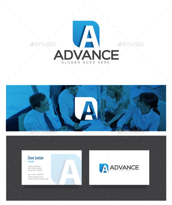 Advance - Letter A Logo - Letters Logo Templates
