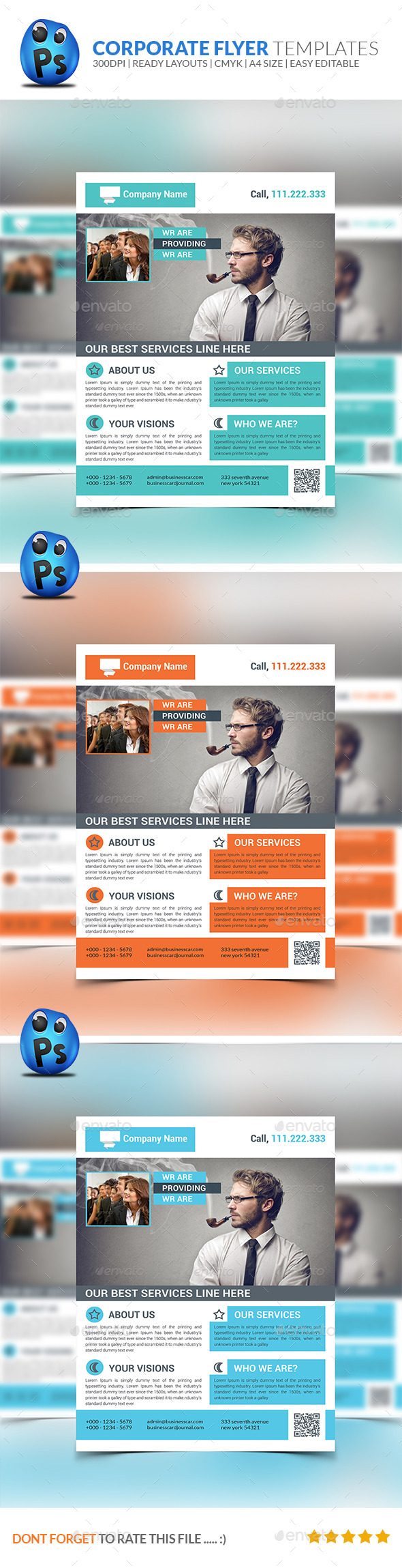Corporate Business Flyer Template - Corporate Flyers