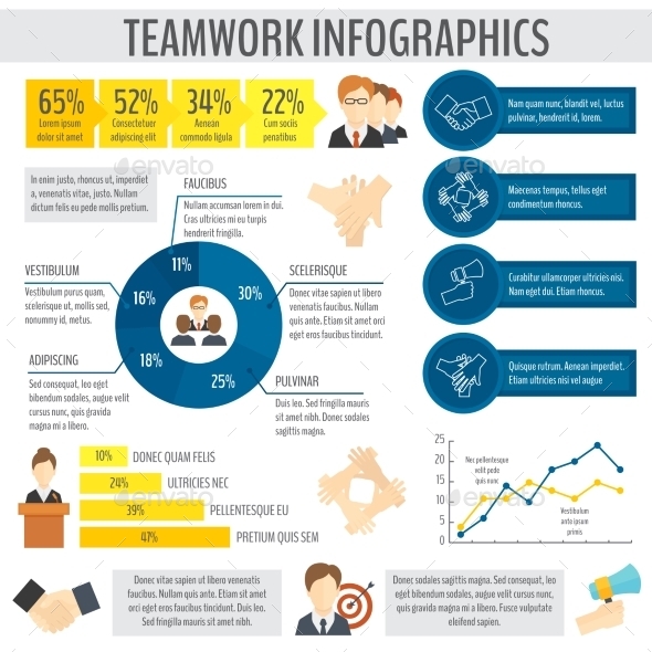 Business Teamwork Infographic