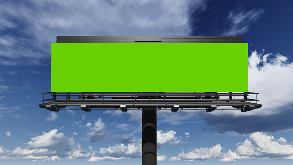 Blank Billboard Ready For New Advertisement