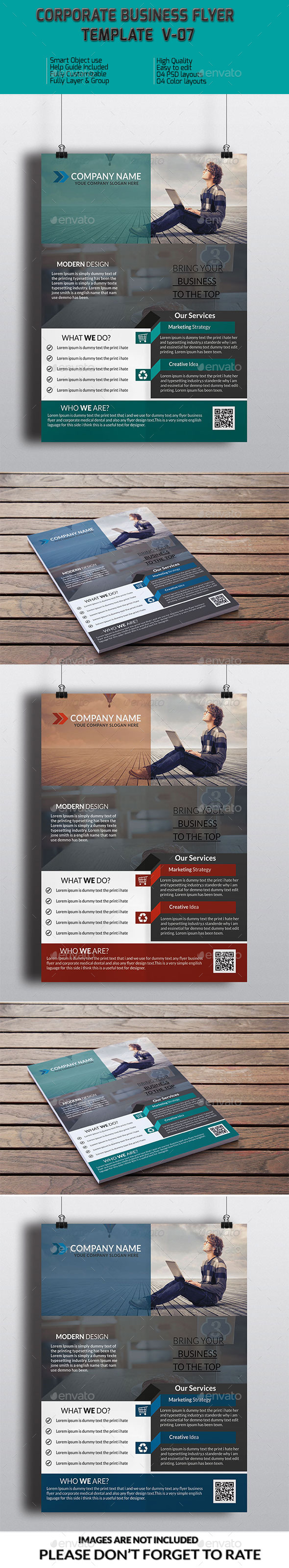 Corporate Business Flyer Template V-07 - Corporate Flyers