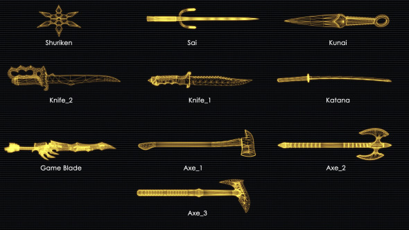 Wireframe Weapons Volume 2  alt