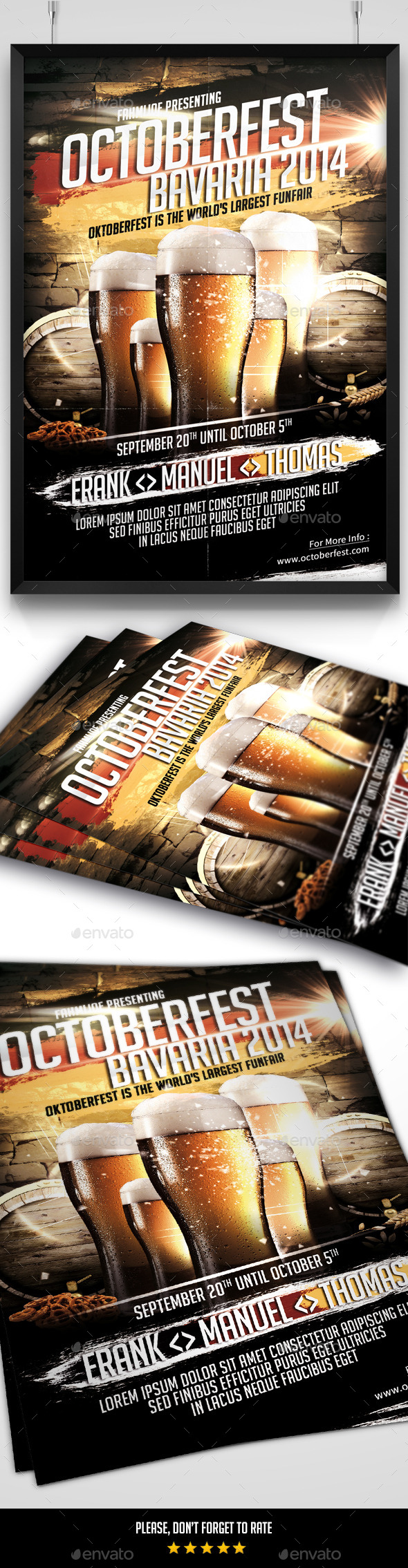 Oktoberfest 2014 Flyer - Holidays Events