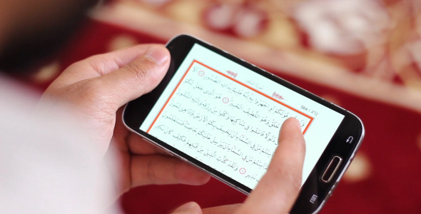 Mobile Quran, Stock Footage | VideoHive