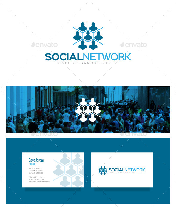 Social Network Logo - Symbols Logo Templates