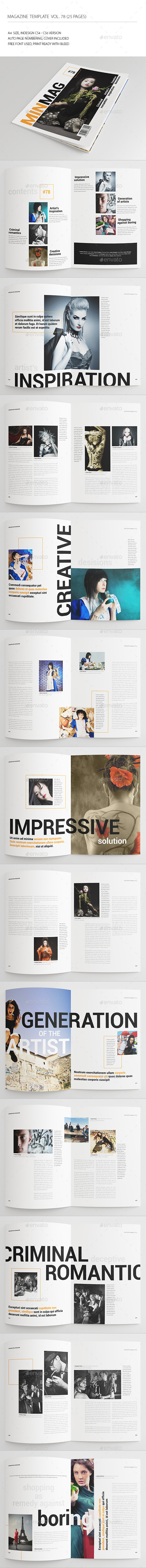 25 Pages Universal Magazine Vol78 - Magazines Print Templates