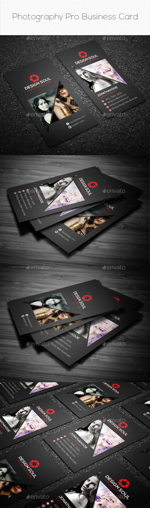 Photography Pro Business Card - Creative Business Cards