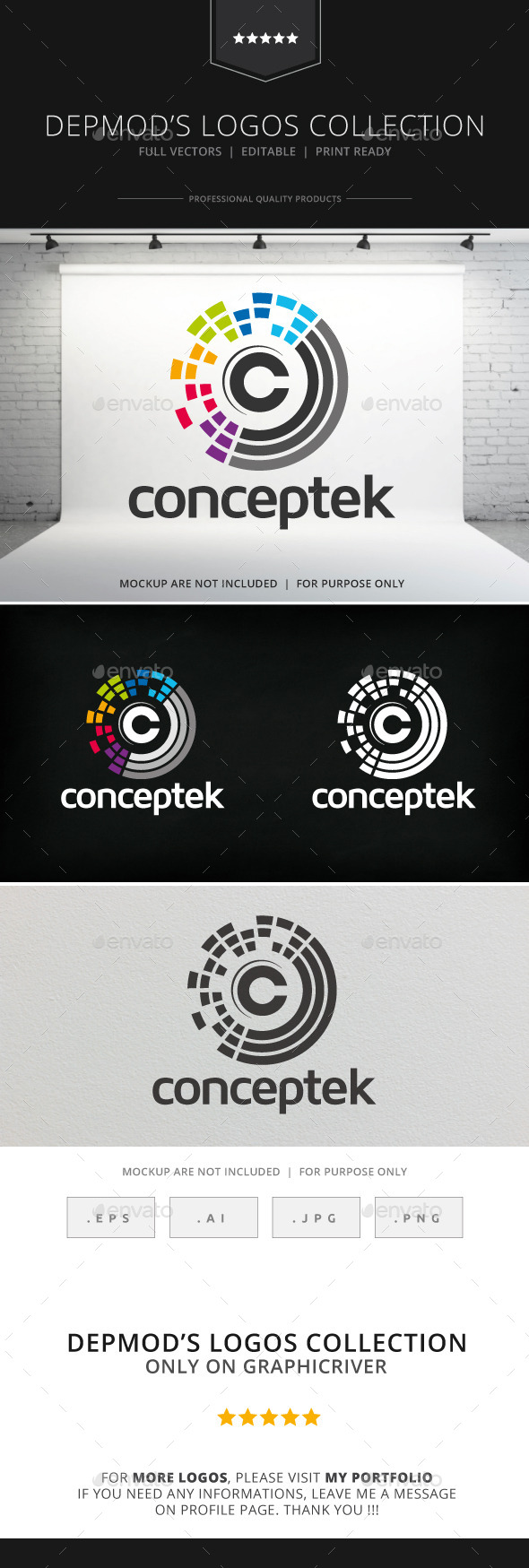 Conceptek Logo - Letters Logo Templates