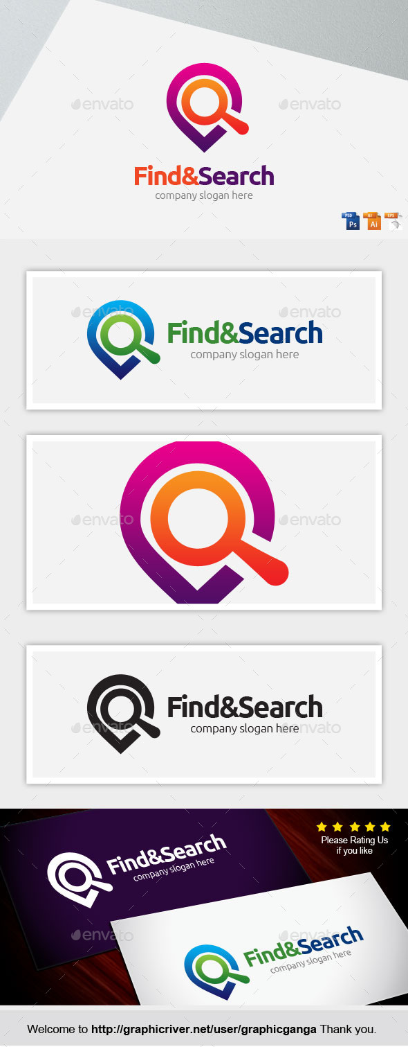 Find & Search - Symbols Logo Templates