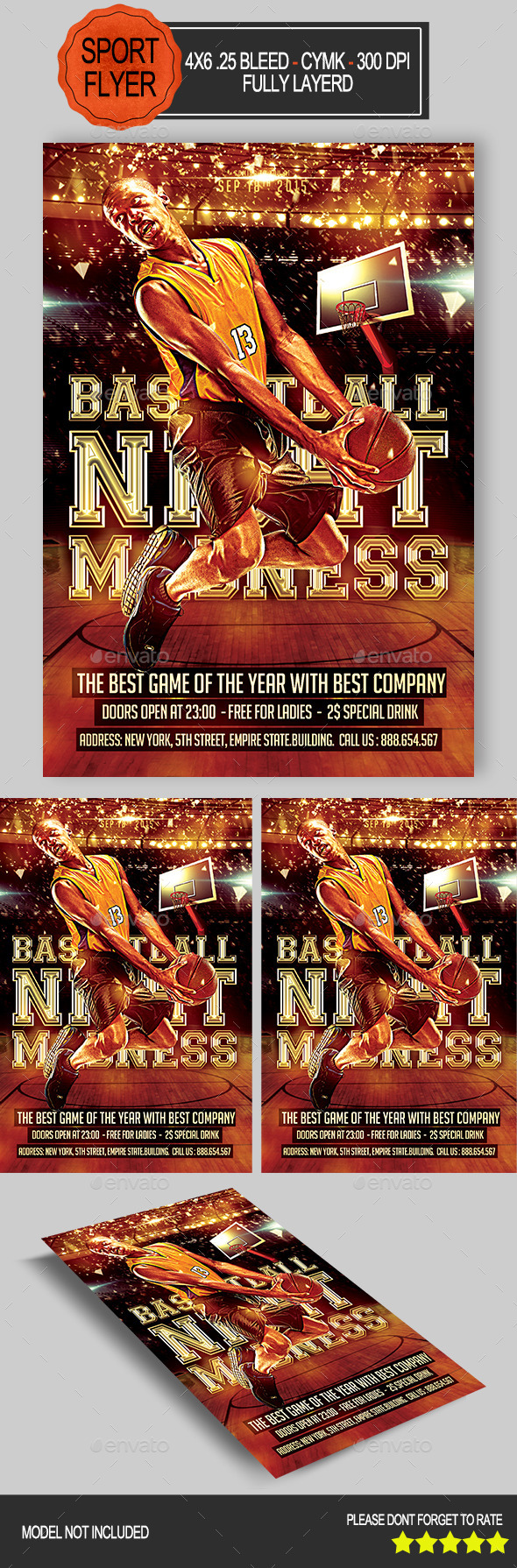 Basketball Flyer - Sports Events