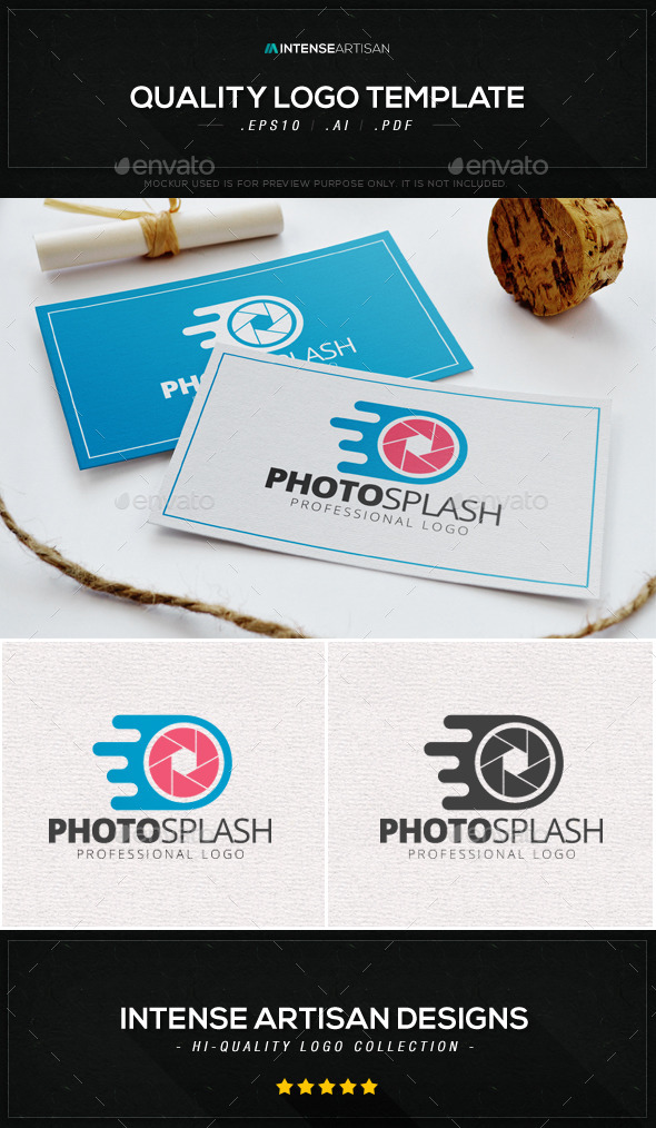 Photo Splash Logo Template - Objects Logo Templates