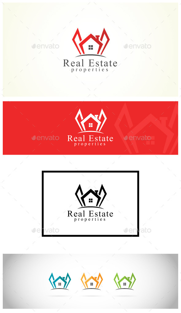 Real Estate - Buildings Logo Templates