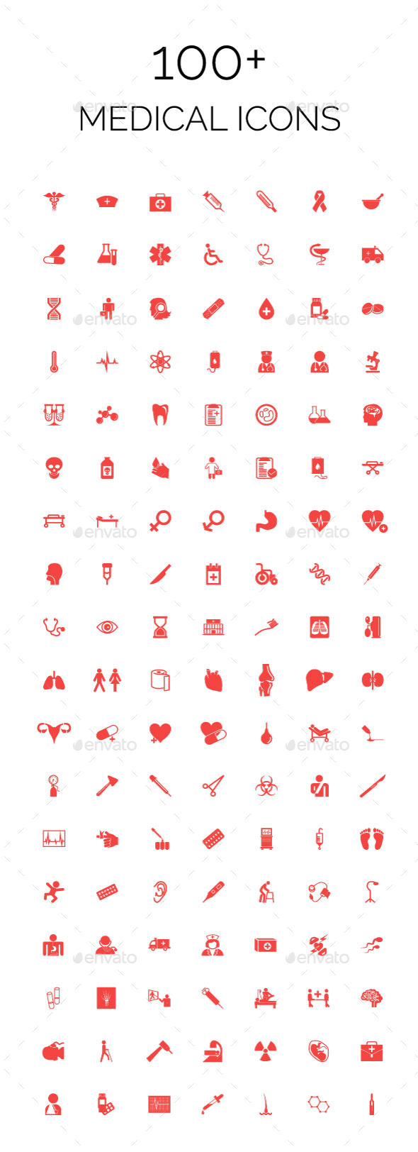 100+ Medical Icons - Objects Icons