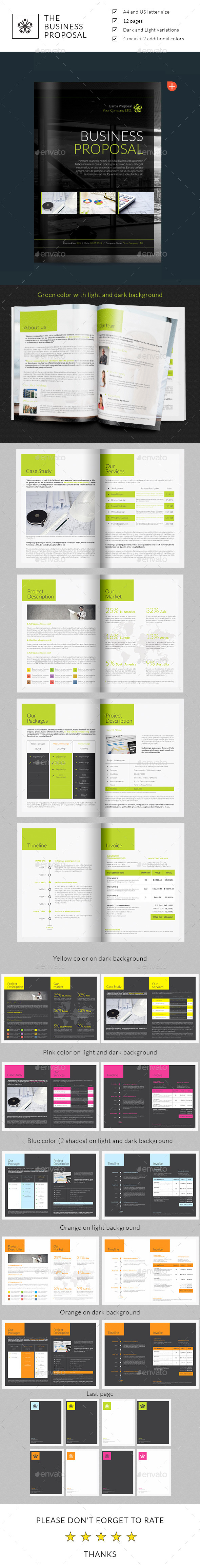 Business Proposal - Proposals & Invoices Stationery