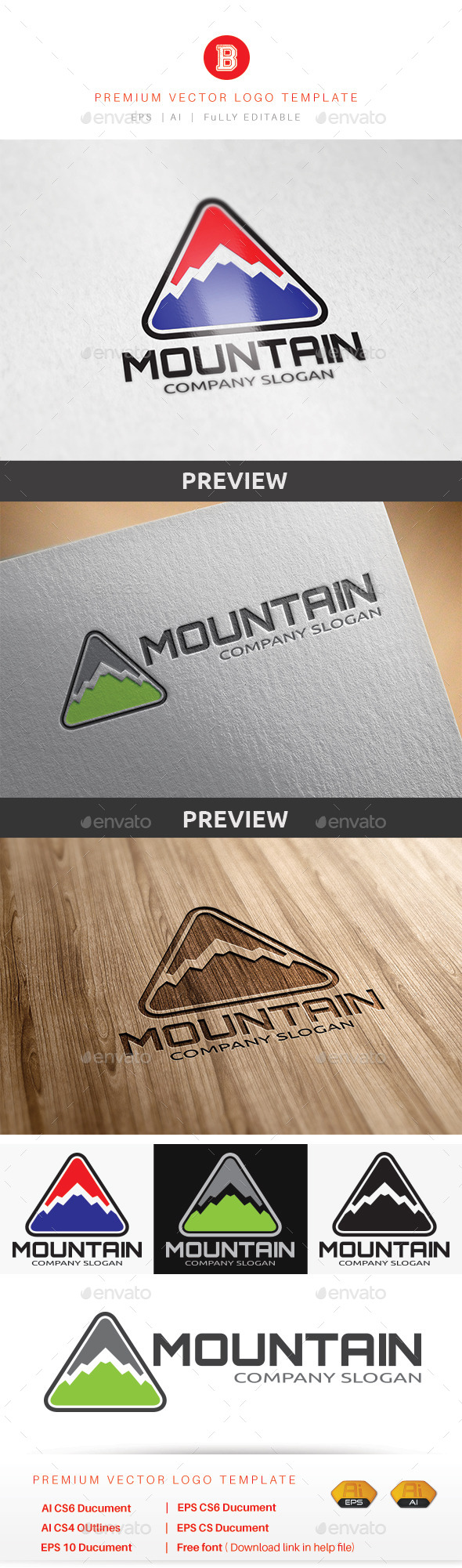 Mountain V.3 - Nature Logo Templates