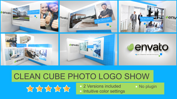 Clean Cube Photo Logo Show