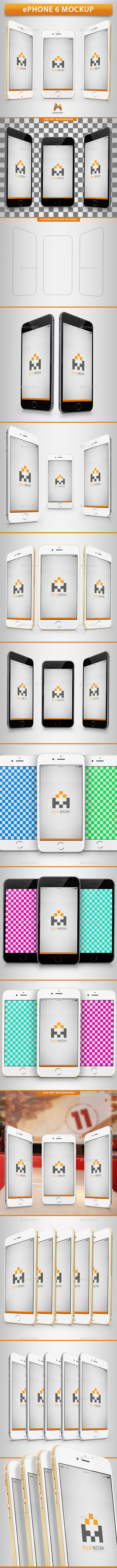 ePhone 6 Mockup - Product Mock-Ups Graphics