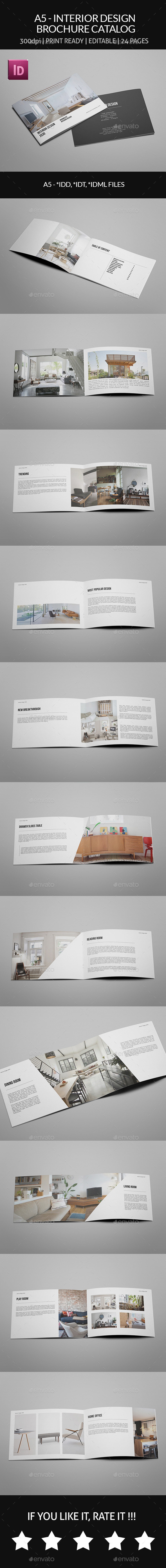 A5 - Interior Design Brochure Catalog