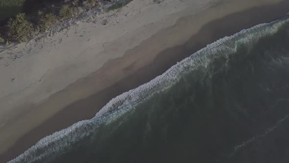 Beautiful beach from above