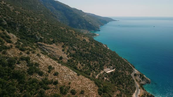 Landscape of Island a Transparent Clear Blue Mediterranean Sea