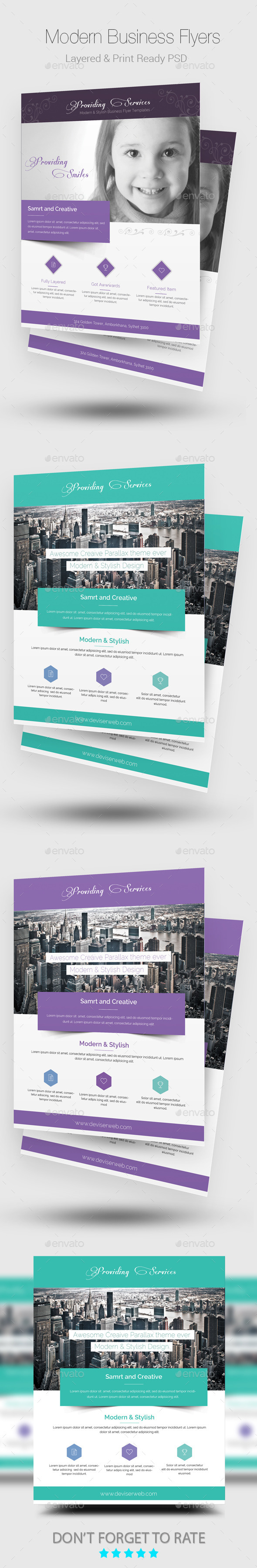 Elegant Business Flyer Templates - Corporate Flyers