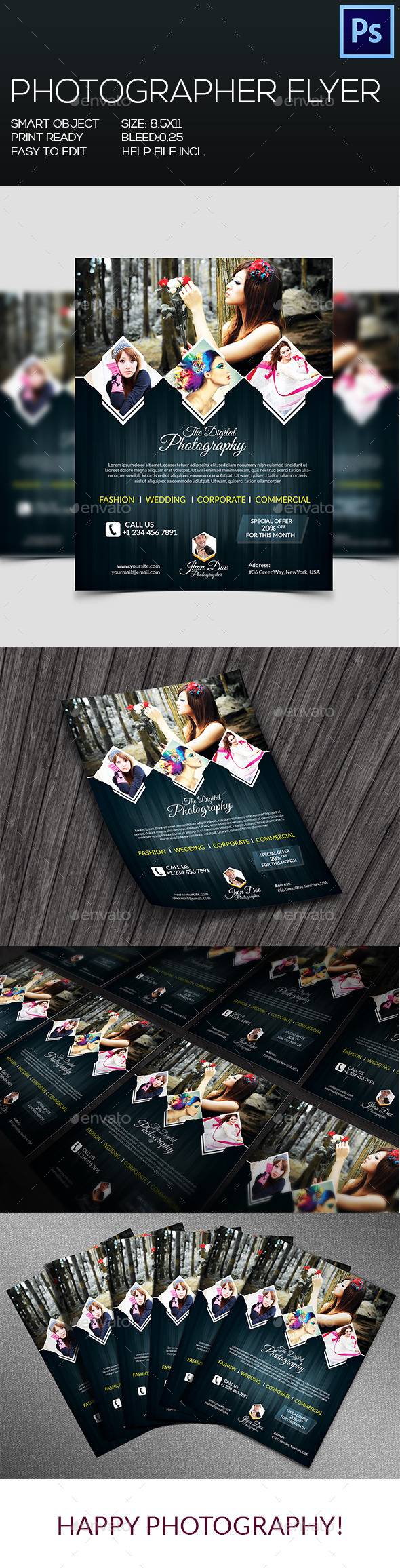 Photographer Flyer V-2 - Corporate Flyers