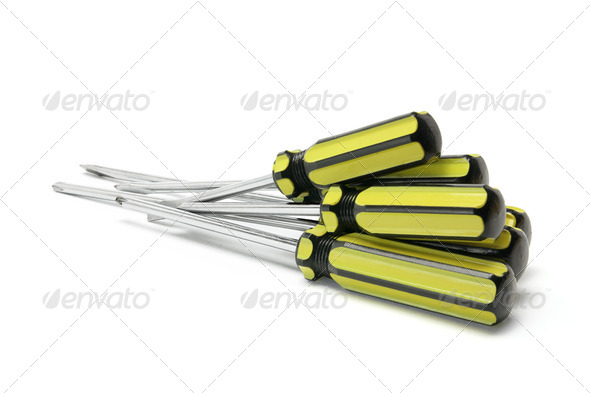 Pile of Screwdrivers - Stock Photo - Images