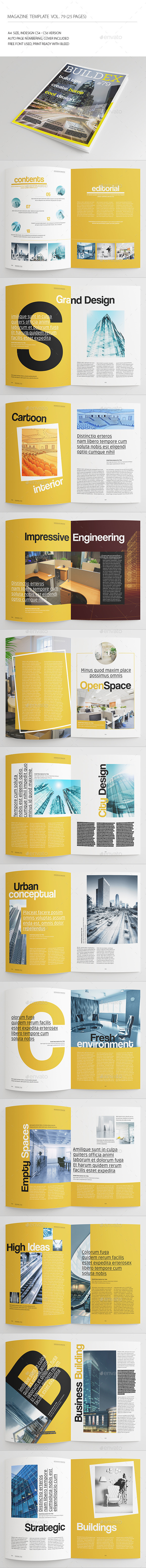 25 Pages Architect Magazine Vol79 - Magazines Print Templates