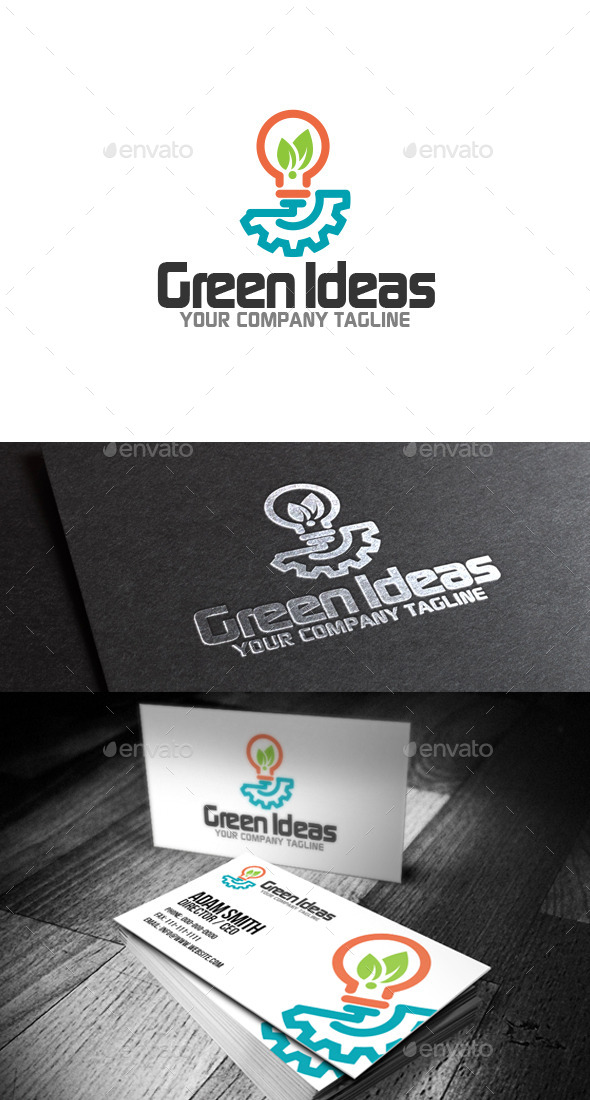 Green Ideas Logo - Abstract Logo Templates