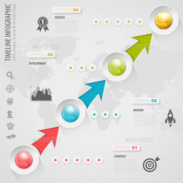 Timeline Infographic - Concepts Business