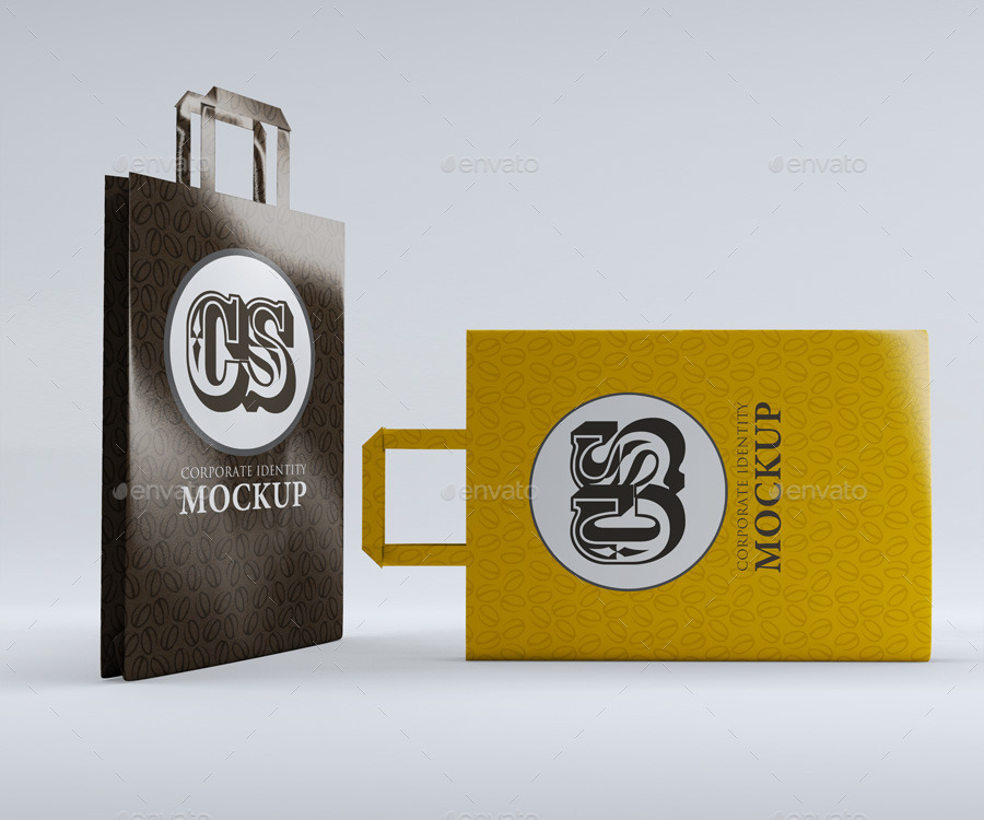 Download Branding / Identity Coffee Cup Bag Mockup by L5Design ...