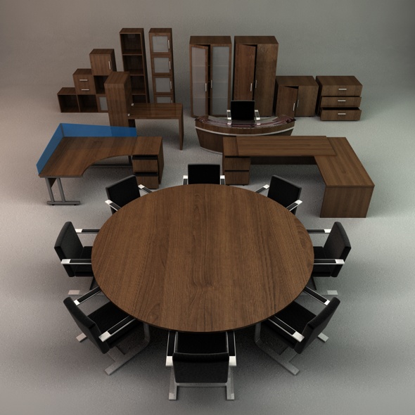 Office Furniture Collection - 3Docean 116809