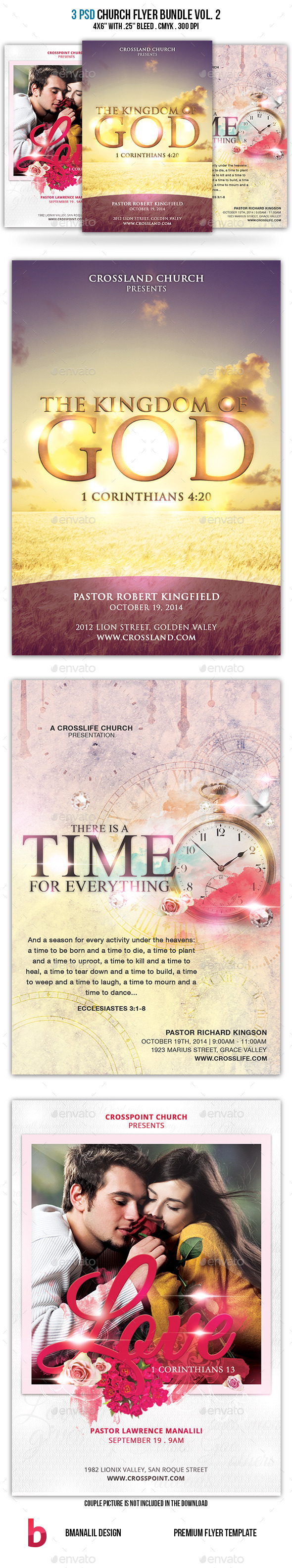 Church Flyer Bundle Vol. 2 - Church Flyers