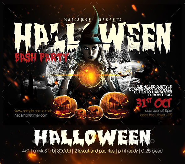 Halloween Party Flyer