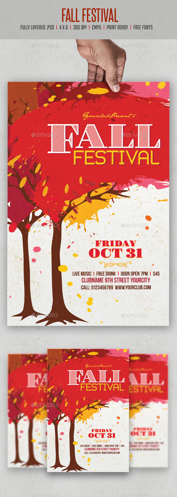 Fall Festival Flyer - Events Flyers